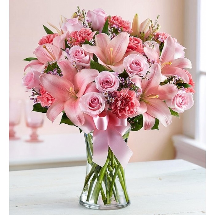 Pembe Lilyum Güller